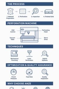 sofa leather perforation machine
