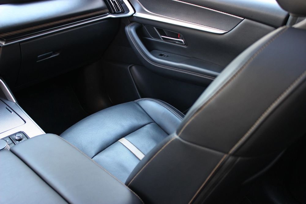 perforated leather vs smooth leather 4