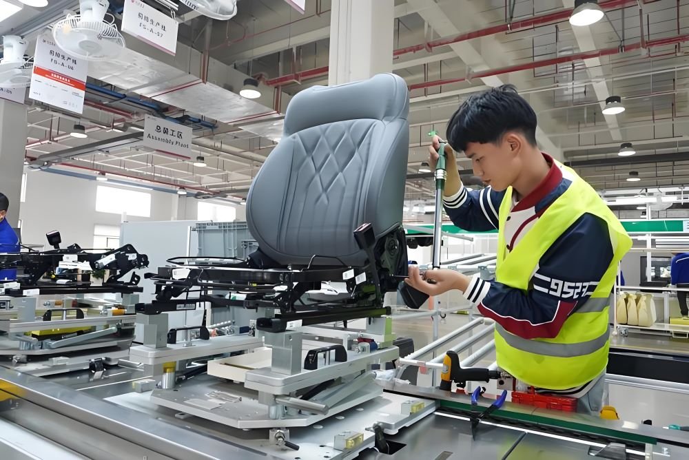 car seat leather perforating machine